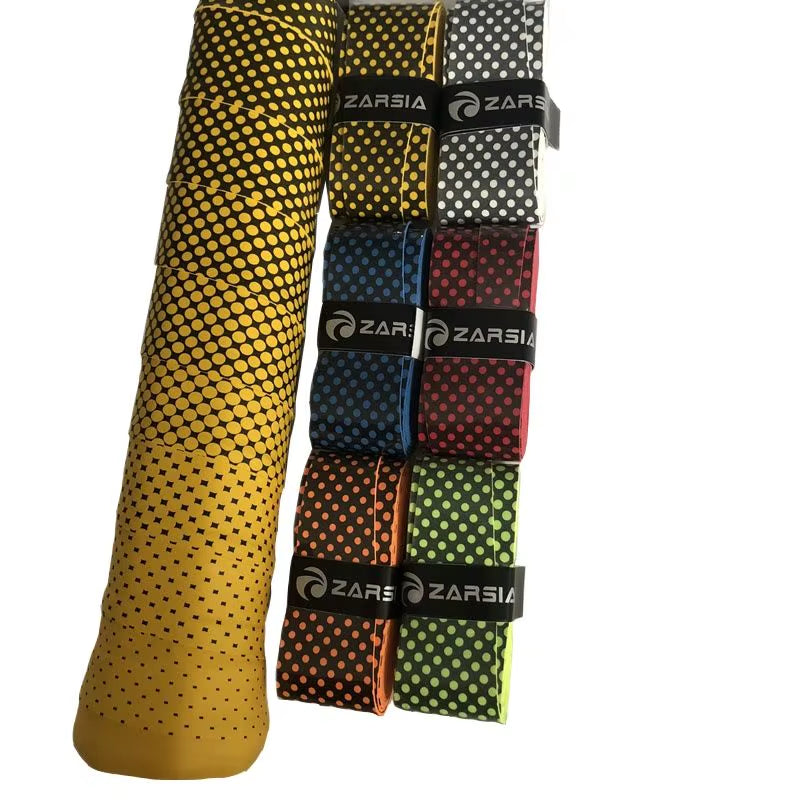 50Pcs Sticky Printing Tennis Overgrips Durable Badminton Racket Grips Sweatbands Squash Absorbed Wraps Tapes