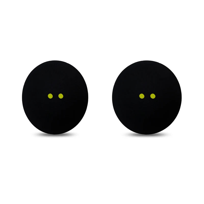 2 Pcs/ 4Pcs Rubber Squash Ball Double Yellow Point Squash Balls Training Speed Sports Rubber Bola Squash Ball Dot Squash Bola