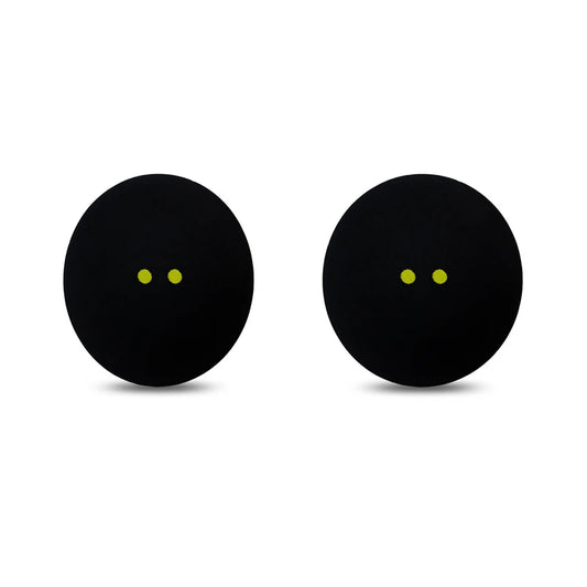 2 Pcs/ 4Pcs Rubber Squash Ball Double Yellow Point Squash Balls Training Speed Sports Rubber Bola Squash Ball Dot Squash Bola