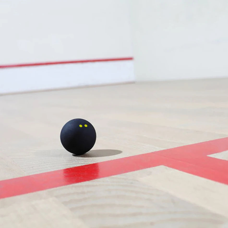 2 Pcs/ 4Pcs Rubber Squash Ball Double Yellow Point Squash Balls Training Speed Sports Rubber Bola Squash Ball Dot Squash Bola